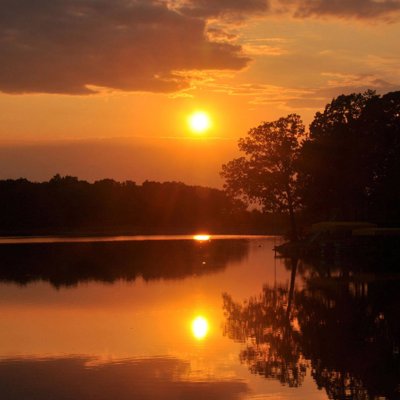Vibrant Twilight Pristine Lake Reflection Moment.jpg