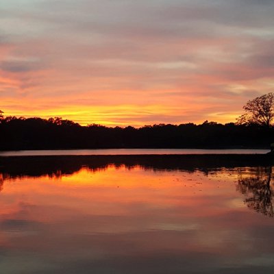 Fiery Serene Sunset Lake Reflection Moment.jpg