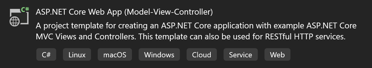 ASP.NET Core MVC architecture diagram